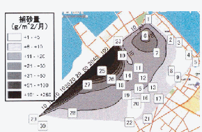 GISを用いての飛砂の解析